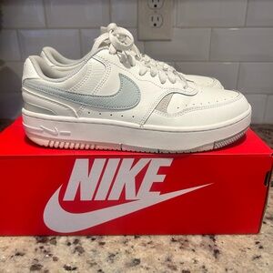 Nike White and Light Gray Sneakers